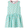 vidaXL Vestido infantil con cord&oacute;n verde menta 104