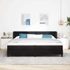 vidaXL Cama tipo Box Spring con colch&oacute;n Negro 200 x 200 cm Terciopelo