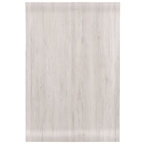 vidaXL Pegatina de mueble autoadhesiva PVC aspecto madera 90x500 cm