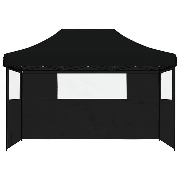 vidaXL Carpa de Fiesta Negro 279 x 410 x 315 cm Tela Oxford