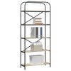 vidaXL Estante de libros Roble Sonoma 80 x 30 x 183 cm