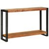 vidaXL Mesa Consola Marr&oacute;n 120 x 33 x 75 cm Madera de Acacia S&oacute;lida