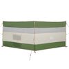 vidaXL Cortaviento de camping impermeable verde 340x130 cm