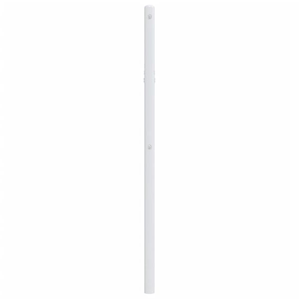 vidaXL Cabecero de repuesto de metal blanco 107 cm