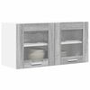 vidaXL Mueble colgante con puerta Gris Sonoma y 80 x 31 x 40 cm