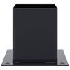 vidaXL Bases para postes cuadradas 4 uds. Antracita 101x101 mm