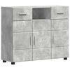 vidaXL Armario de Madera con caj&oacute;n Gris Concreto 88,5 x 30,5 x 73 cm