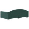 vidaXL Sof&aacute; cama nido terciopelo verde oscuro 100x200 cm