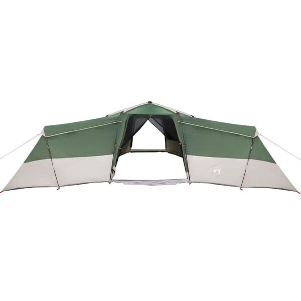 vidaXL Tienda Familiar con techo Verde 833 x 585 x 216 cm tafetán