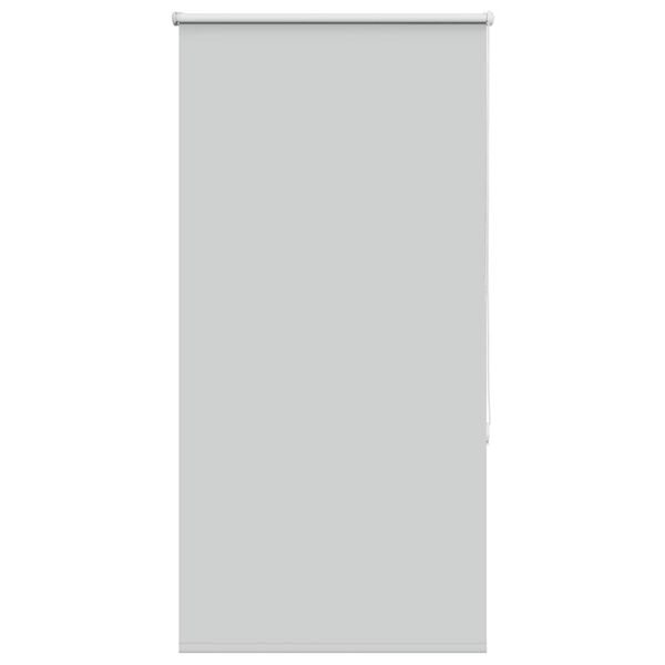 vidaXL Estor Enrollable Opaco gris claro 75x175 cm Tela Ancho 70,7 cm