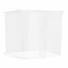 vidaXL Mosquitera colgante 156 malla blanca 220x200x210 cm