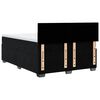 vidaXL Cama box spring con colch&oacute;n terciopelo negro 140x190 cm