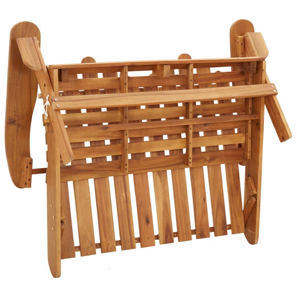 Banco De Jardín Con Almacenamiento De Madera De Acacia - 126 Cm, Ideal Para Terraza, Jardín O Patio