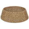 vidaXL Collar para &aacute;rbol de Navidad Redondo Natural Di&aacute;m. 45 x 22 cm