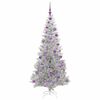 vidaXL &Aacute;rbol de Navidad con 300 LED con soporte Plateado 180 cm PET