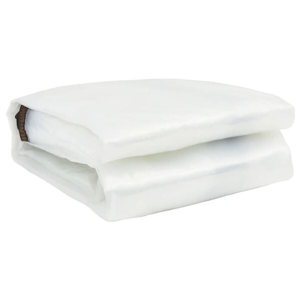 vidaXL Lona transparente con ojales polietileno 8x12 m