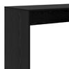 vidaXL Mesa de Bar Roble Negro 102 x 50 x 103,5 cm