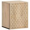 vidaXL Armario de ba&ntilde;o de pared madera maciza de mango 38x33x48 cm