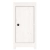 vidaXL Aparador de madera maciza de pino blanco 39x35x80 cm