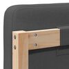 vidaXL Cabecero tapizado con cabecera Marr&oacute;n y gris oscuro 140 cm