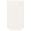 vidaXL Botellero madera maciza de pino blanco 23x34x61 cm