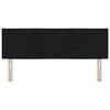 vidaXL Cabecero con cabecera Negro 160 cm Cuero sint&eacute;tico