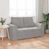 vidaXL Sof&aacute; cama Gris Claro 148 x 71 x 83 cm Terciopelo