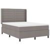 vidaXL Cama tipo Box Spring con colch&oacute;n Taup&eacute; 160 x 200 cm tela