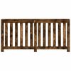 vidaXL Cubierta de radiador madera color roble ahumado 175x20x82 cm
