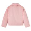 Chaqueta infantil de cuero sintético rosa 104