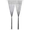 vidaXL Cortina de macramé algodón gris antracita 140x240 cm