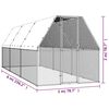 vidaXL Jaula gallinero de acero galvanizado 2x6x2 m