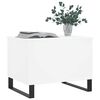 vidaXL Mesa de centro madera contrachapada blanco 60x44,5x45 cm