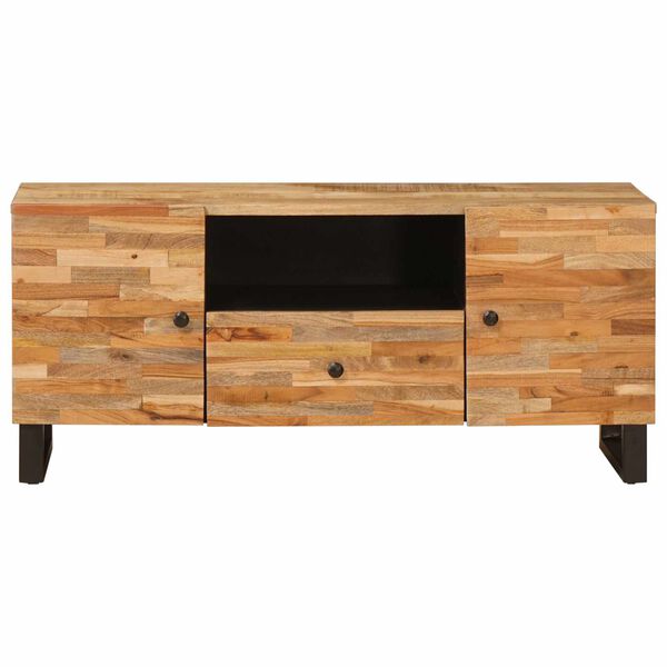 vidaXL Mueble de TV Marr&oacute;n 105 x 33 x 46 cm Madera de mango maciza