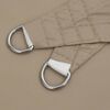 vidaXL Toldo de vela cuadrado tela Oxford gris taupe 5x5 m