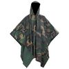 vidaXL Poncho impermeable lluvia ej&eacute;rcito para acampar/senderismo camuflaje