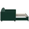 vidaXL Sof&aacute; cama nido terciopelo verde oscuro 80x200 cm