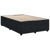 vidaXL Cama box spring con colchón terciopelo negro 120x190 cm