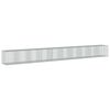 vidaXL Cesta gaviones con cubierta hierro galvanizado 1000x100x100 cm