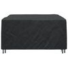 vidaXL Funda para muebles Liso Negro 180 x 190 x 85 cm 210D