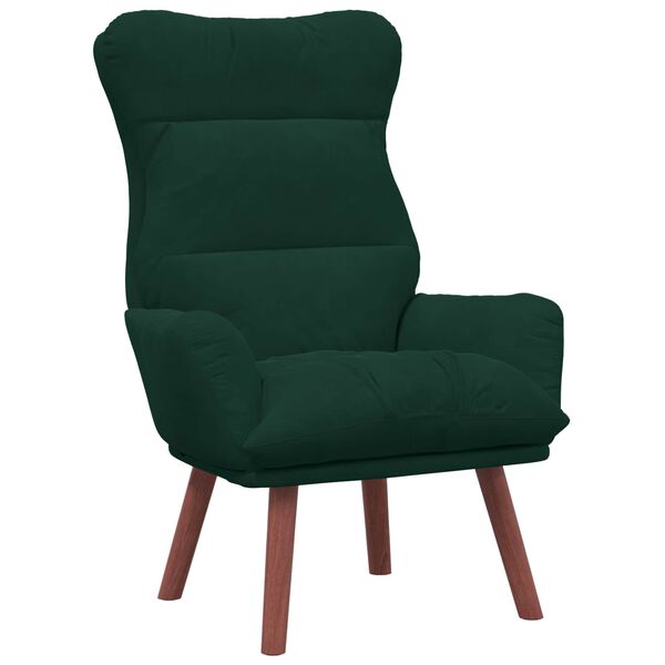 vidaXL sill&oacute;n Verde oscuro 69 x 74 x 93 cm Terciopelo