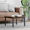 vidaXL Mesa de Caf&eacute; Roble Humo 60 x 60 x 36 cm Madera de ingenier&iacute;a