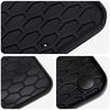 vidaXL Alfombrilla de Coche 4 pcs Negro Goma