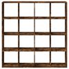 vidaXL Estanter&iacute;a madera de ingenier&iacute;a roble ahumado 137,5x29x137,5 cm