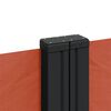 vidaXL Toldo lateral retr&aacute;ctil terracota 200x600 cm