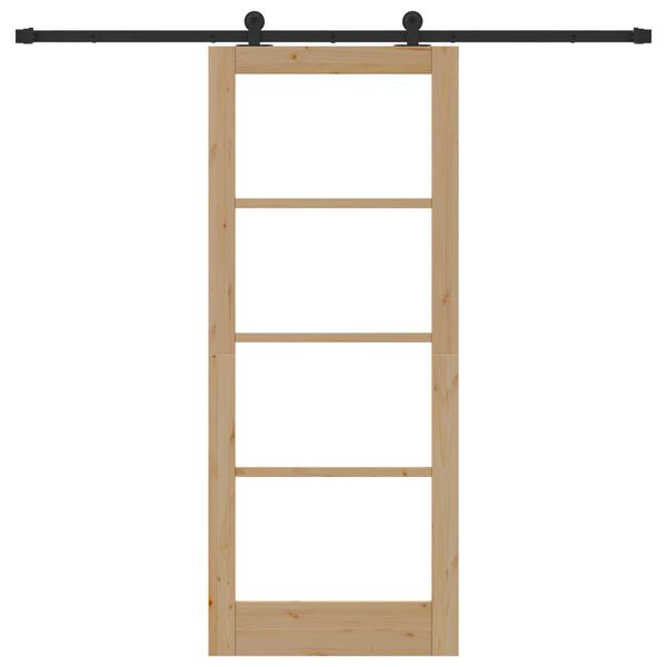 vidaXL Puerta Corredera ORKDAL Natural 83 x 202 cm