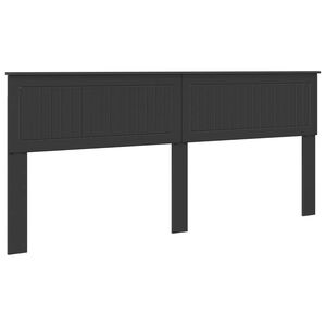 vidaXL Cabecero Roble Negro Madera de ingenier&iacute;a