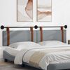 vidaXL Cabecera Colgante Liso Gris Claro 210 x 55 x 5 cm PU antiguo