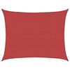 vidaXL Toldo de vela HDPE rojo 160 g/m&sup2; 6x7 m