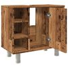 vidaXL Armario de baño madera contrachapada envejecida 60x32x53,5 cm